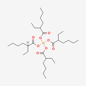 Struktur - Silicon(IV) 2-ethylhexanoate, nominally 75% in ethanol