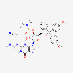 Structure - 2'-OMe-dmf-G-CE-Phosphoramidite, 98%