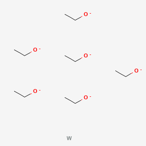 Structure - Tungsten(VI) ethoxide, 99.8% (metals basis), 5% w/v in ethanol