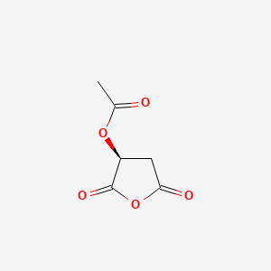 Structure - (S)-2-O-Acetylmalic Anhydride