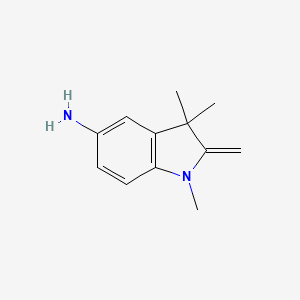 Structure - 5-Amino-2-methylene-1,3,3-trimethylindoline
