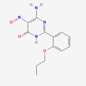 Structure - 5-Amino-4-nitroso-2-(2-propoxyphenyl)pyrimidin-4(3H)-one
