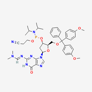 Structure - DMT-dG(dmf) Phosphoramidite, 98%