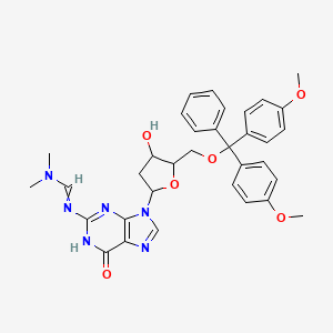 Struktur - N2-dmf-5'-O-DMT-2'-dG