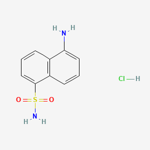 Struktur - 5-Amino-1-naphthalenesulfonamide Hydrochloride
