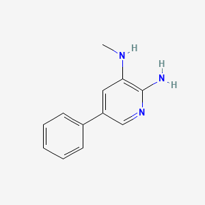 Struktur - 2-Amino-3-methylamino-5-phenylpyridine